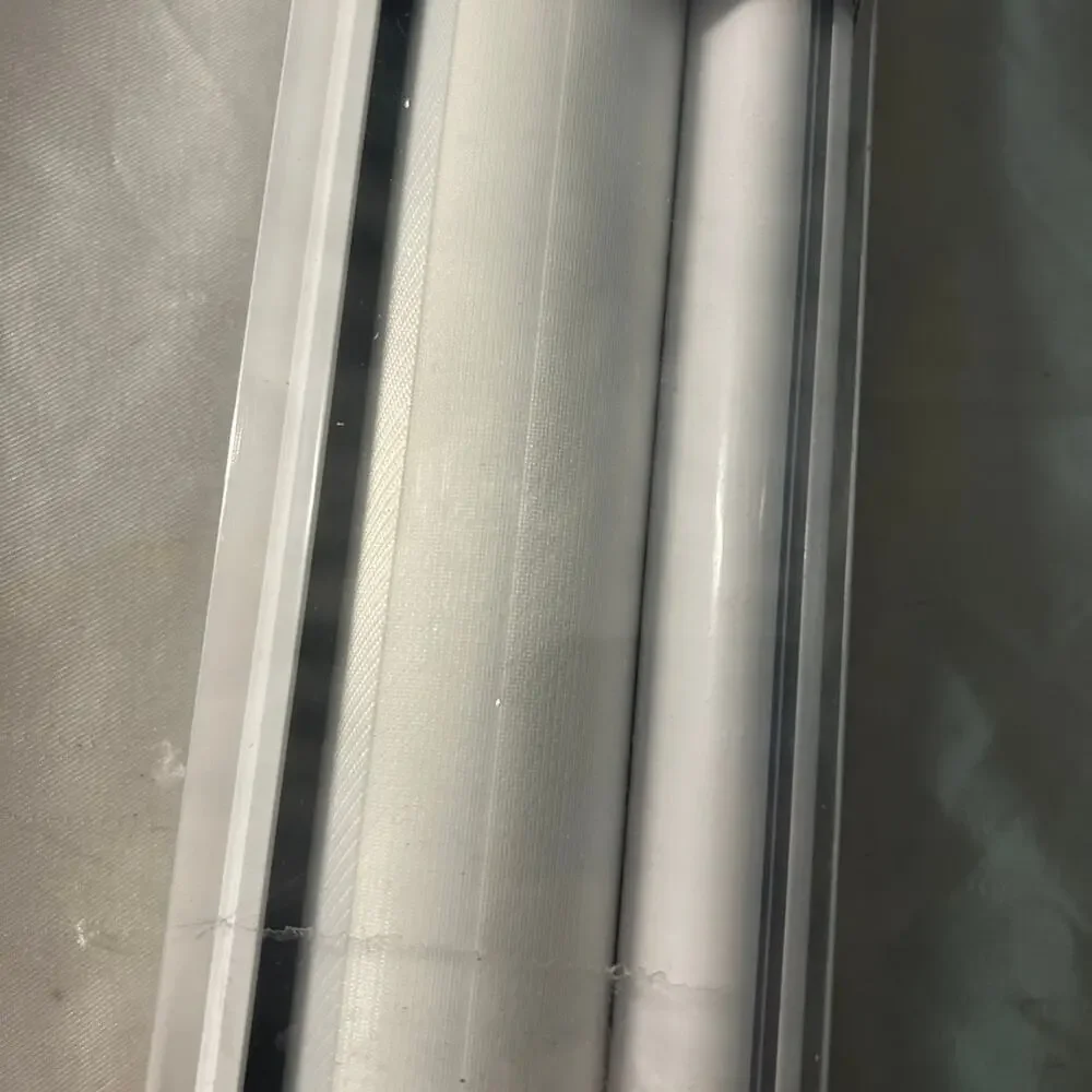 White cordless zebra window Blinds 18” by 72”